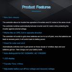 MOES 50A Dual Power Controller for Off-Grid Systems