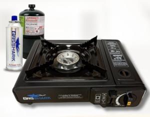 Dual Fuel Portable Camping Stove with Carrying Case