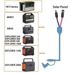 JacEnergy Solar Panel to DC 8mm Adapter Cable