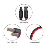 JacEnergy Solar Panel to DC 8mm Adapter Cable