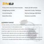 Starelo 50 Amp Weatherproof Generator Inlet Box