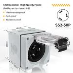 Starelo 50 Amp Weatherproof Generator Inlet Box