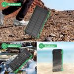 Saraupup 49800mAh Solar Wireless Power Bank Charger