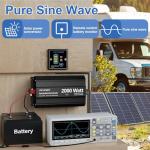 2000W Pure Sine Wave Inverter for Home and RV