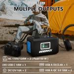 GENSROCK 88Wh Portable Solar Power Station