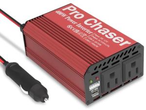 400W Car Power Inverter with USB Ports