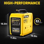 POXURIO 2450W Quiet Portable Inverter Generator