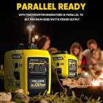 POXURIO 2450W Quiet Portable Inverter Generator