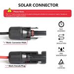 CASIMY Solar Connector to XT60 Adapter Cable 11Ft
