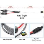 CASIMY Solar Connector to XT60 Adapter Cable 11Ft