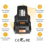 20V Max 6.0Ah Battery Replacement 2-Pack for Dewalt