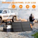 GRECELL 100W Portable Foldable Solar Panel Charger