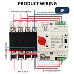 100A Automatic Transfer Switch for Generators