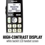 Panasonic DECT 6.0 Cordless Phone System, 2 Handsets