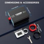 1500W Pure Sine Wave Inverter with Remote Control