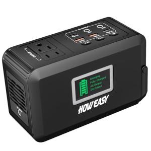 HOWEASY 24000mAh Portable Power Station for Camping