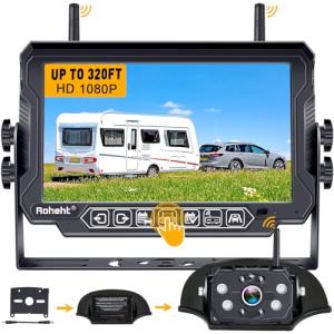 Wireless HD 1080P RV Backup Camera System