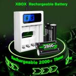 Xbox One Battery Pack Charger with 4 Rechargeable Batteries