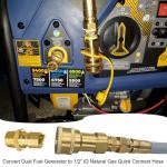 MCAMPAS 1/2" Gas Quick Connect Adapter Kit