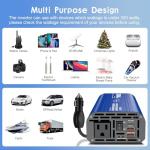 300W Pure Sine Wave Power Inverter for Vehicles