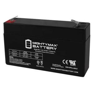 Mighty Max 6V 1.3AH Backup Battery for GE Simon