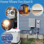 100A Manual Generator Transfer Switch, 120/240V