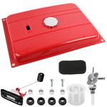 7 Gallon Red Generator Fuel Tank with Gauge