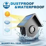 HTZSAFE Long Range Solar Driveway Alarm System