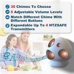 HTZSAFE Long Range Solar Driveway Alarm System