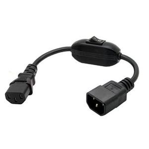 IEC 320 C14 to C13 Power Cord with Switch