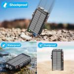 Emergency Solar Power Bank and Weather Radio
