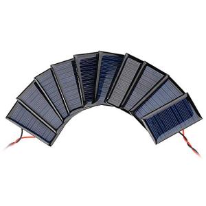 AOSHIKE 10-Pack 5V Mini Solar Panels for DIY