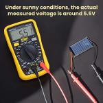 AOSHIKE 10-Pack 5V Mini Solar Panels for DIY