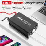 1000W Inverter 12V to 110V for Vehicles
