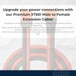 30FT XT60i Male to Female Extension Cable