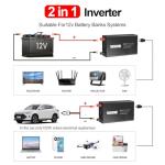 1000W Inverter 12V to 110V for Vehicles