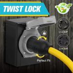 30 Amp 15 ft Generator Extension Cord with Copper