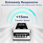 20A Dual Power Automatic Transfer Switch, 0.015S