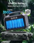 DaranEner 600W Portable Power Station with Solar Panel