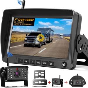 Wireless RV Backup Camera with 7'' Monitor