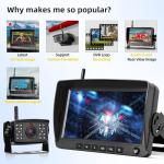 Wireless RV Backup Camera with 7'' Monitor