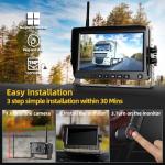 Wireless RV Backup Camera with 7'' Monitor