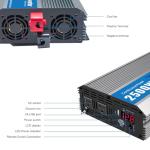 Tebrol 2500W Pure Sine Wave Inverter for Off-Grid