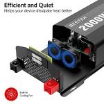BESTEK 2000W Pure Sine Wave Inverter with USB