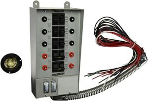 Reliance Controls 10-Circuit 30-Amp Generator Transfer Switch
