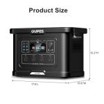 OUPES Exodus 2400 Solar Generator with 100W Panels