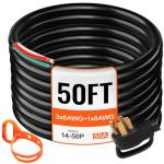 VEVOR 50FT 50Amp Generator Extension Cord 6 Gauge