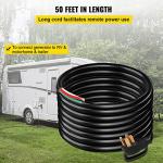 VEVOR 50FT 50Amp Generator Extension Cord 6 Gauge