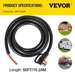 VEVOR 50FT 50Amp Generator Extension Cord 6 Gauge