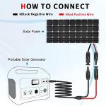 ELECTOP 6FT Solar Connector Adapter Cable